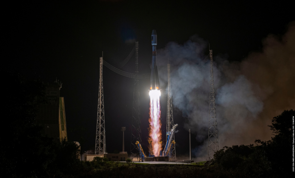 Lanzamiento de los Galileo. Foto ESA.