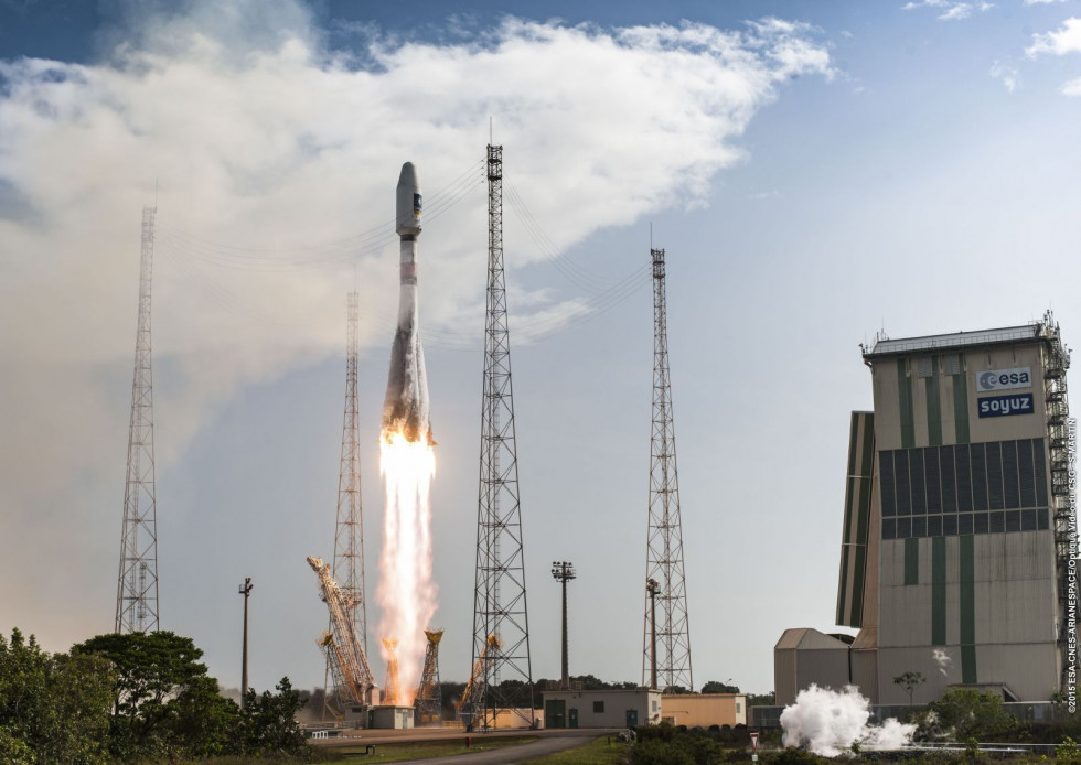 Complejo Soyuz en Guayana Francesa. Foto ESA.