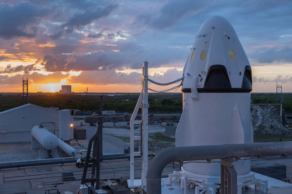 Nave Dragon. Foto SpaceX.