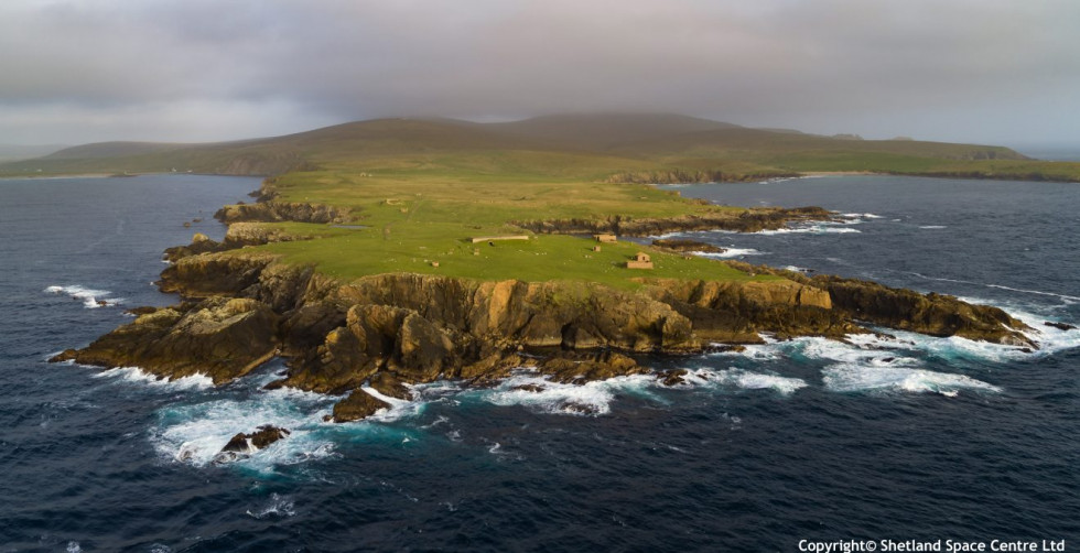 Sitio de lanzamiento del Centro Espacial Shetland. Foto SSC