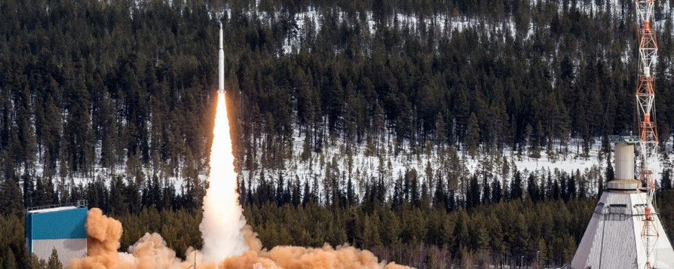 Centro Espacial Esrange, en el norte de Suecia. Foto SSC