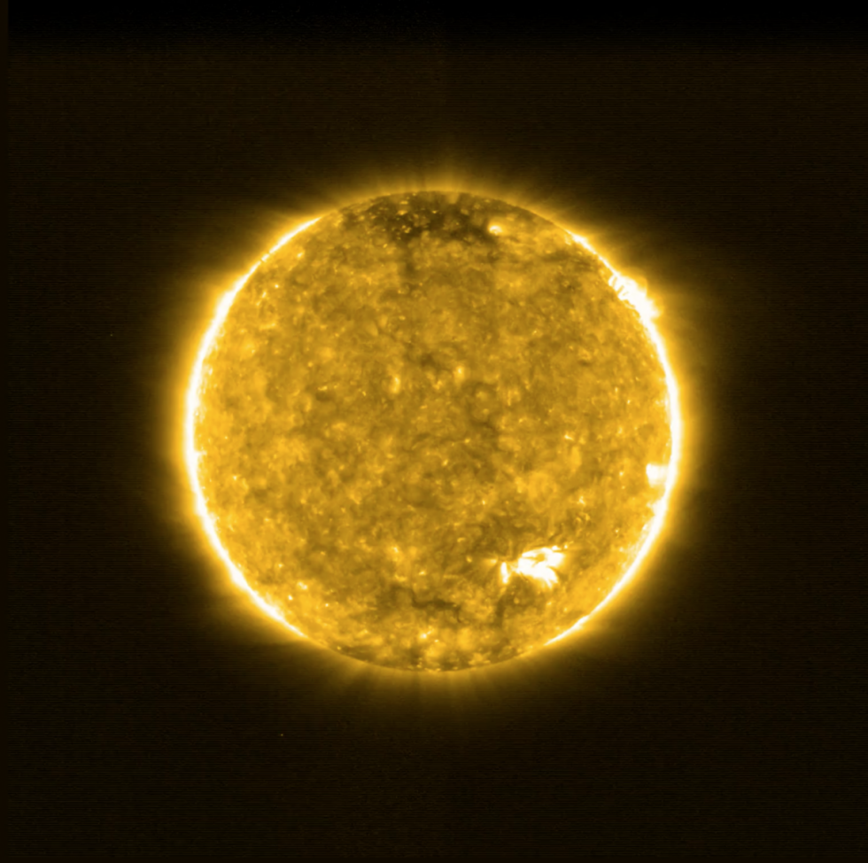 Primeras imágenes del Sol captadas por el Solar Orbiter. Foto ESA