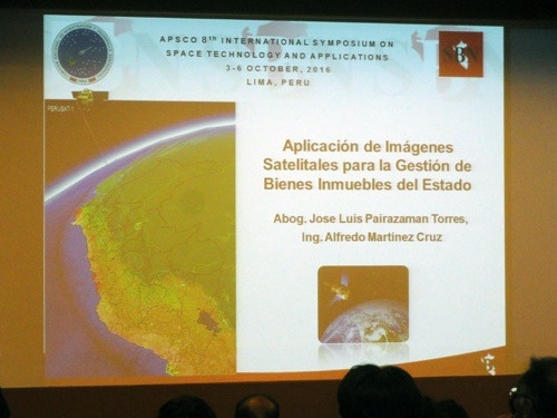 SimposioSatelites Lima oct2016 ConidaApsco JoseLuisPairazaramTorres MInVivienda PeterWatson