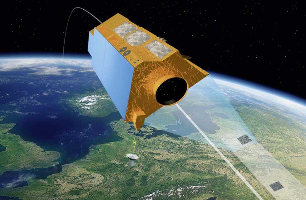 El satélite de observación de la Tierra construido por Airbus, SARah-1, listo para su lanzamiento