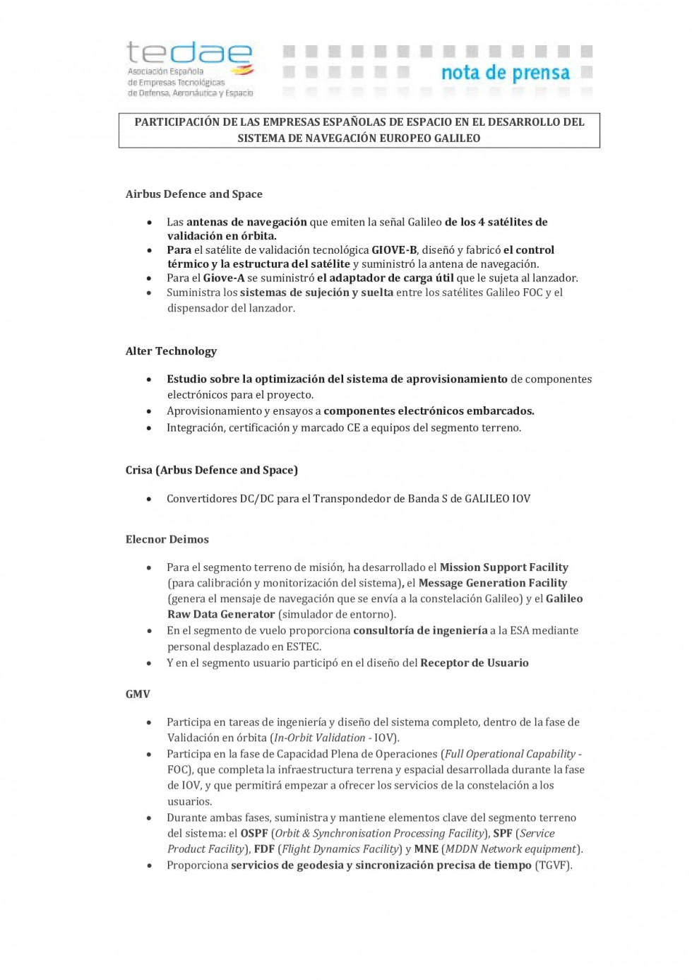 ParticipaciC3B3n20industria20espacial20espaC3B1ola20en20Programa20Galileo20septiembre202015