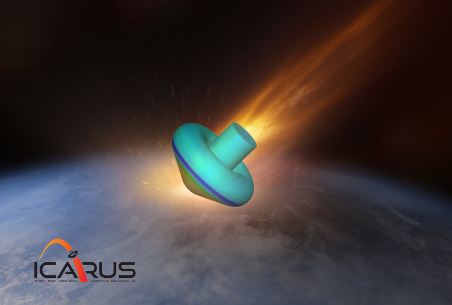 ICARUS Illustration with logo