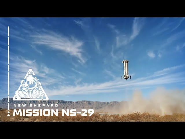 Replay: New Shepard Mission NS-29 Webcast