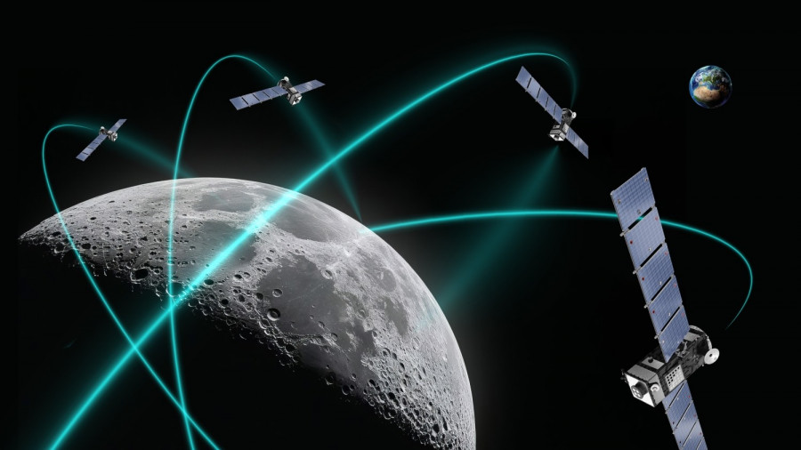 Moonlight Navigation Satellites