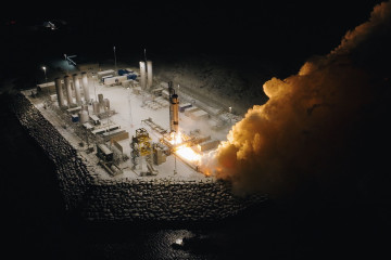 LOW RES  First Stage Hot Fire Location Andoya Spaceport c Isar Aerospace Photo Wingmen Media