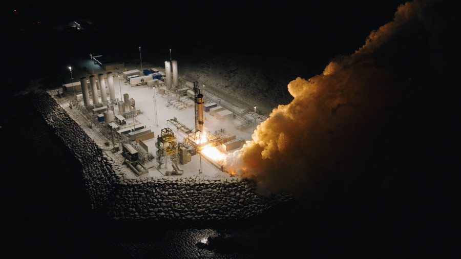 LOW RES  First Stage Hot Fire Location Andoya Spaceport c Isar Aerospace Photo Wingmen Media